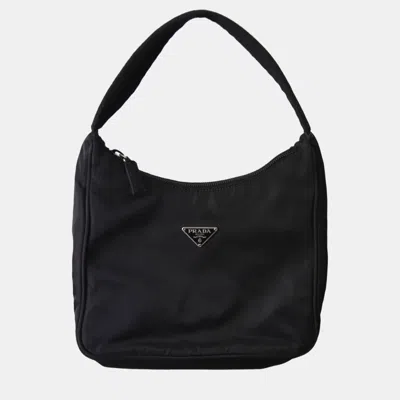 Pre-owned Prada Black Re-nylon Re-edition 2000 Mini Bag