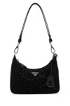 Prada Women's Re-nylon Re-edition Shoulder Bag In Black
