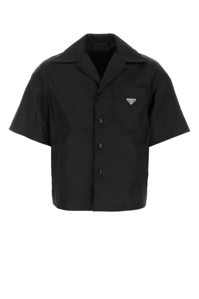 Prada Black Re-nylon Shirt
