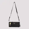 Prada Logo Medium Shoulder Bag In Black