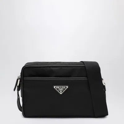 PRADA PRADA  BLACK RE-NYLON SHOULDER BAG