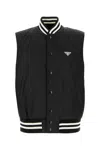 Prada Re-nylon Vest In Nero