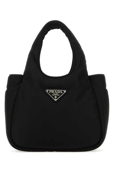 Prada Black Re-nylon Soft Handbag