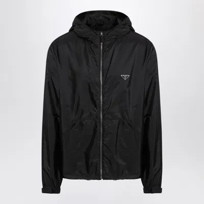 Prada Black Re-nylon Zip Jacket Men