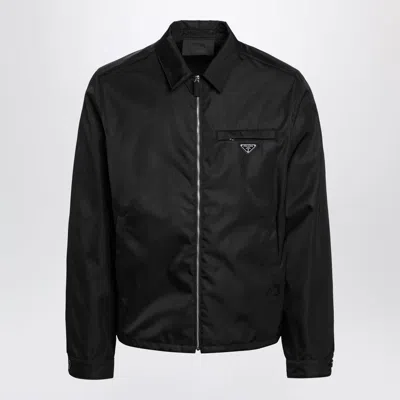 Prada Black Re-nylon Zip-up Jacket