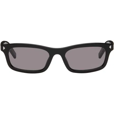 Prada Black Rectangular Sunglasses