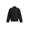 Prada Black Recycled Polyamide Full-length Jacket In Black