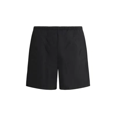Prada Black Recycled Polyamide Shorts