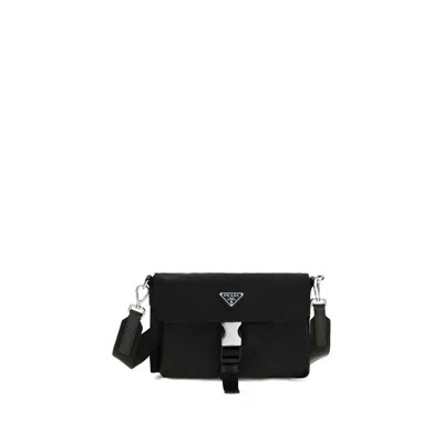Prada Black Recycled Polyamide Shoulder Bag