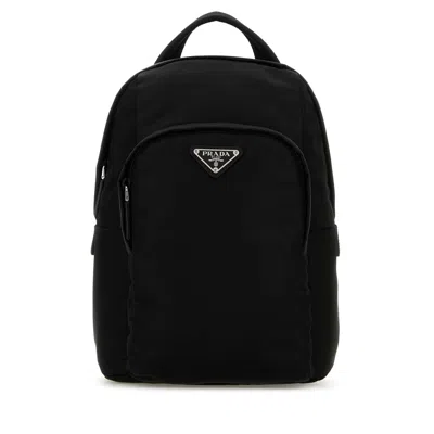 Prada Black Re-nylon Backpack