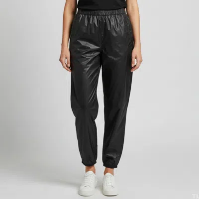 Pre-owned Prada Black Re-nylon Blend Linea Rossa Technical Joggers M