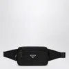 Prada Logo-plaque Fanny Pack In Black