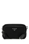 Prada Black Re-nylon Crossbody Bag In Black