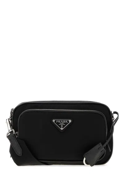 PRADA PRADA BLACK RE-NYLON CROSSBODY BAG