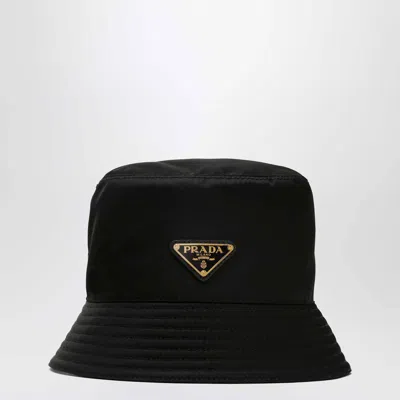 Prada Black Re-nylon Fisherman's Hat