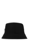 Prada Black Re-nylon Hat In Black