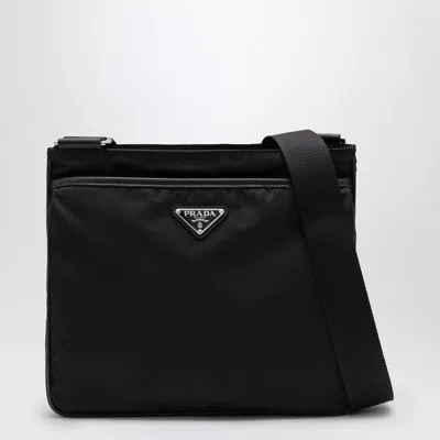 Prada Black Renylon Messenger Bag