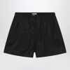 Prada Elasticated Logo Shorts In Black