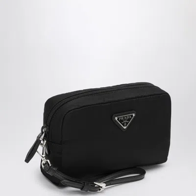 Prada Black Roof Rack In Re-nylon Women