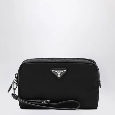 Prada Black Roof Rack In Re-nylon Women