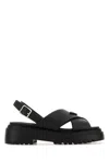 Prada 40mm Cross-strap Platform Sandals