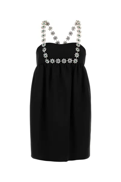 Prada Black Sable Mini Dress