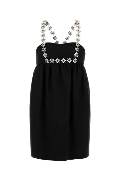 Prada Women's Sable Mini Dress In Black