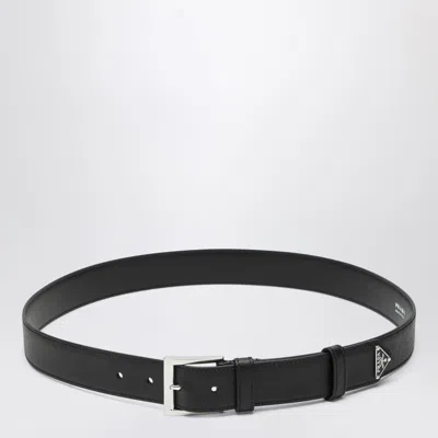 Prada Black Saffiano Belt