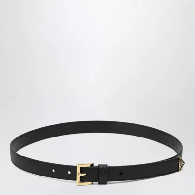 Prada Black Saffiano Leather Belt