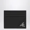 Prada Black Saffiano Leather Card Holder In Black