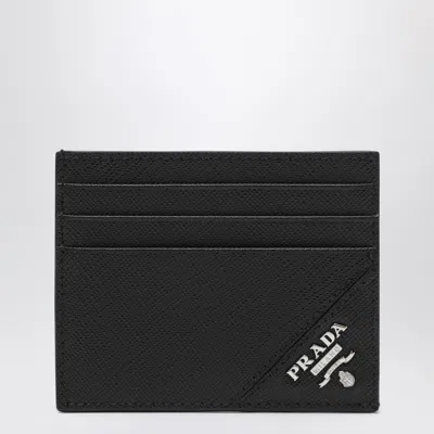 Prada Black Saffiano Leather Card Holder
