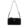 Prada Mini Pebbled Calfskin Shoulder Handbag