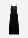 Prada Black Satin Slip Dress