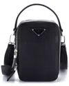Prada Black Sheep Leather Brique Vertical Crossbody Small (authentic Pre-  Loved) In Black