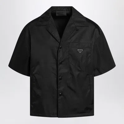 Prada Black Shortsleeve Renylon Shirt