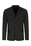 Prada Structured Silk Blazer With Notch Lapel
