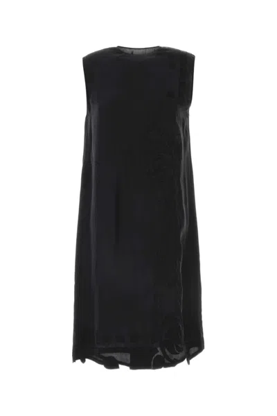 PRADA BLACK SILK DRESS