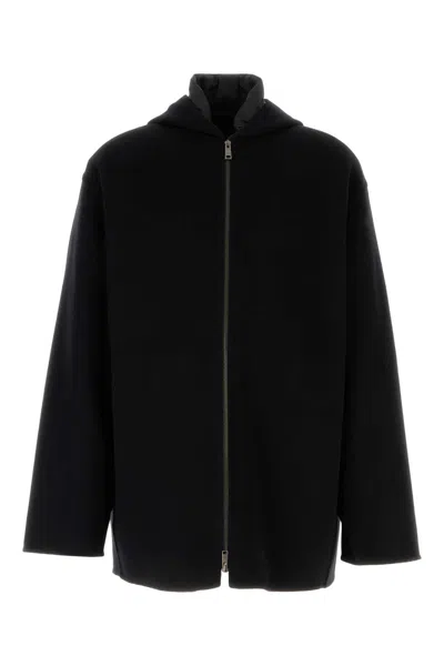 PRADA PRADA BLACK SILK PADDED JACKET