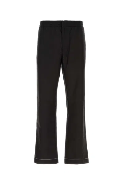 PRADA BLACK SILK PYJAMA PANT