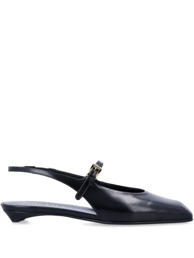 PRADA BLACK SLINGBACK BALLET FLATS