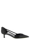 Prada Black Slingback Pumps In Black