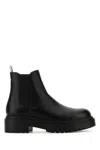 Prada Elastic-gusset Leather Boots