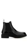 Prada Black Slip On Boots