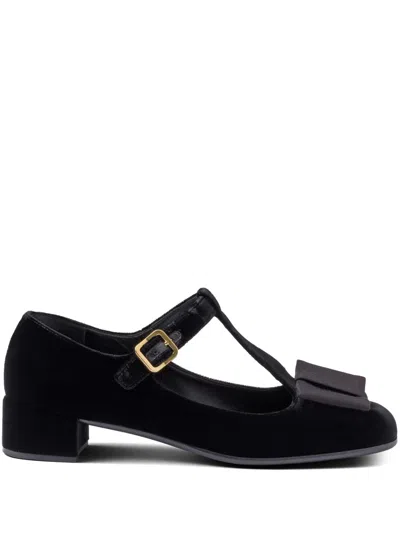 PRADA BLACK SLIP ON PUMPS