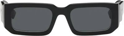 Prada Black Square Acetate Chunky Sunglasses
