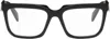 Prada Black Square Glasses In 16k1o1