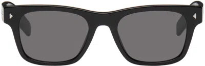 Prada Black Square Sunglasses In 16k731