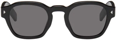 Prada Black Square Sunglasses In 16k731