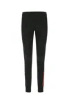 Prada Black Stretch Polyester Blend Leggings