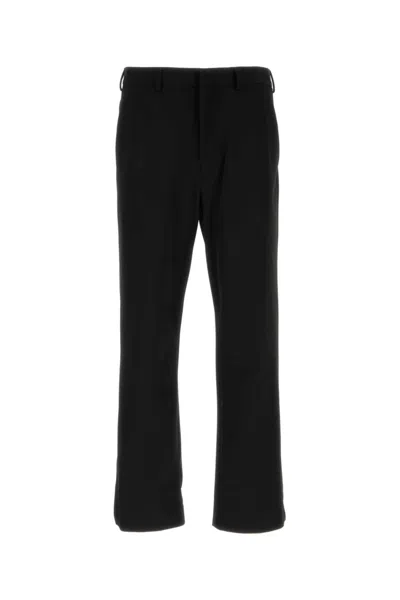 PRADA BLACK STRETCH POLYESTER PANT